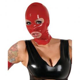 Latex-Kopfmaske | Rot